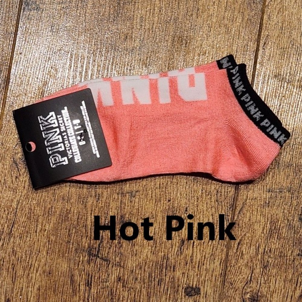 PINK - Women's Ankle Socks Collegiate Collection - NWT - Picture 11 of 13